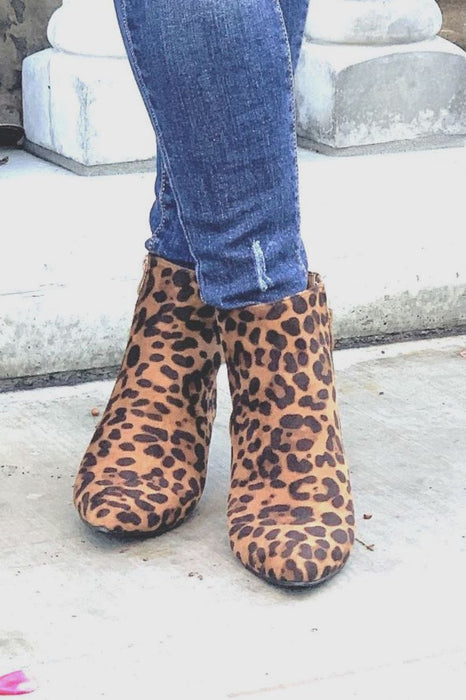 NY Struttin Leopard Booties