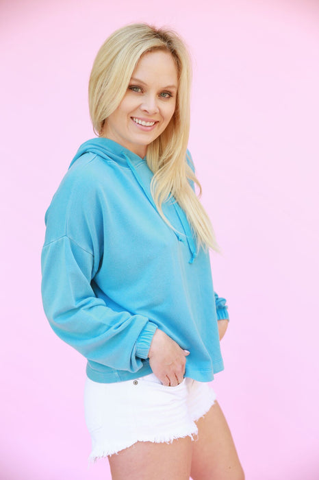 Weekender Pullover Turquoise