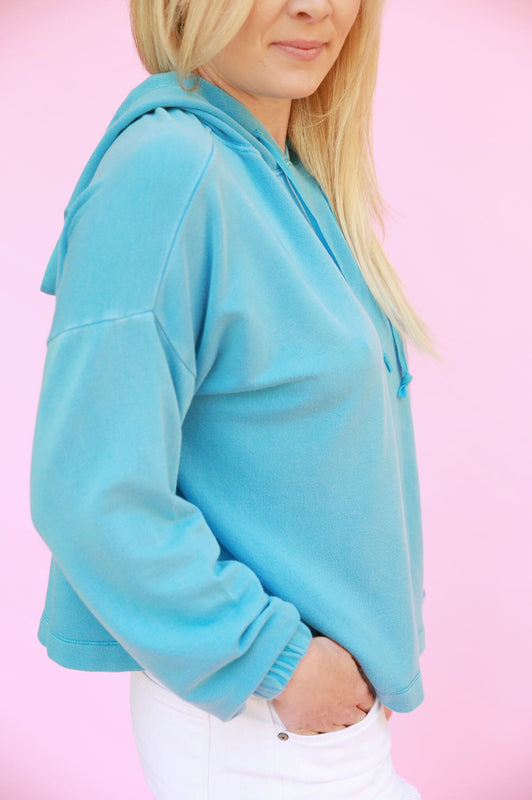Weekender Pullover Turquoise